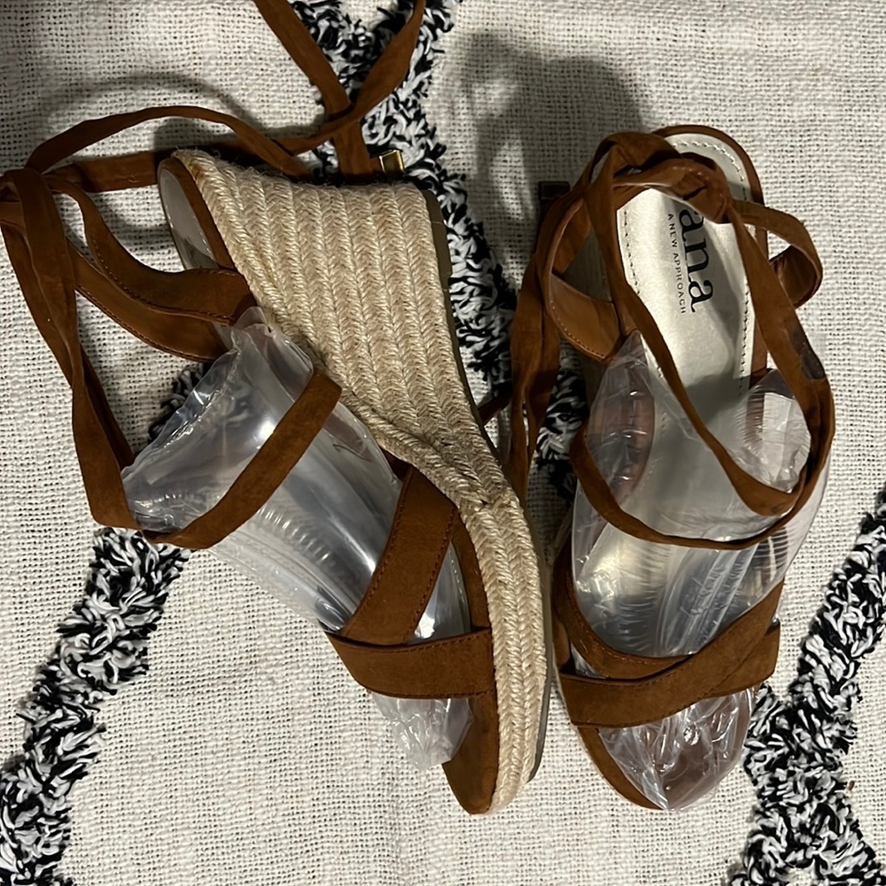 ana tie espadrilles size 8